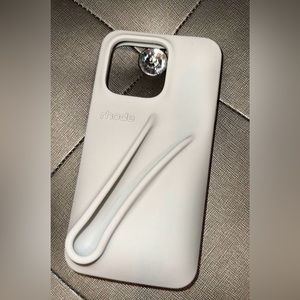 Rhode lip case iphone 14 pro and lip peptide salted caramel Never used either